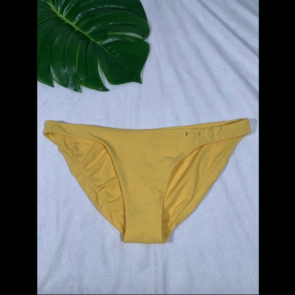 NEW $78 Robin Piccone Ava Classic Bikini Bottoms in Yellow [SZ Medium ]‎ #3381 - Picture 2 of 12
